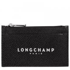 Longchamp | Le Roseau Essential Coin purse Black - Leather | Black