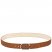 Longchamp | Le Foulonné Men's belt Caramel - Leather | Caramel