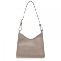 Longchamp | Le Foulonné M Hobo bag Turtledove - Leather | Turtledove