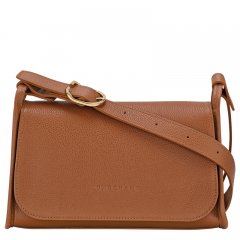 Longchamp | Le Foulonné M Crossbody bag Caramel - Leather | Caramel