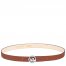 Longchamp | La Médaille Ladies' belt Cognac - Leather | Cognac