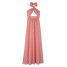 Longchamp | Long dress Blush - Vichy jacquard | Blush