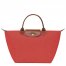 Longchamp | Le Pliage Original M Handbag Tomato - Recycled canvas | Tomato