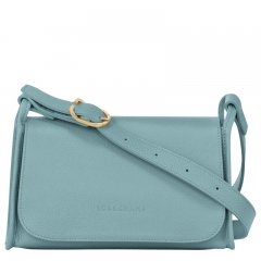 Longchamp | Le Foulonné M Crossbody bag Eucalyptus - Leather | Eucalyptus