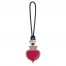 Longchamp | Longcharm Keyring Beetroot - Leather | Beetroot