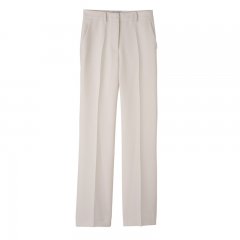 Longchamp | Trousers Ecru - Crepe | Ecru