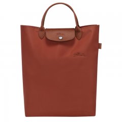 Longchamp | Le Pliage Green M Tote bag Chestnut - Canvas | Chestnut