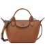 Longchamp | Le Pliage Xtra XS Handbag Cognac - Leather | Cognac