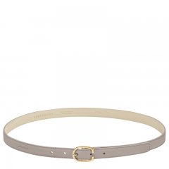 Longchamp | Le Foulonné Ladies' belt Turtledove - Leather | Turtledove