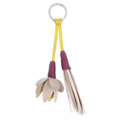 Longchamp | Re-Play Porte-clés Keyring Clay - Leather | Clay