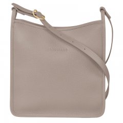 Longchamp | Le Foulonné M Crossbody bag Turtledove - Leather | Turtledove