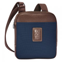 Longchamp | Boxford XS Crossbody bag Blue - Recycled canvas | Blue