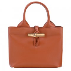 Longchamp | Le Roseau XS Handbag Bark - Leather | Bark