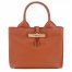 Longchamp | Le Roseau XS Handbag Bark - Leather | Bark