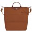 Longchamp | Le Pliage Green Travel bag expandable Cognac - Recycled canvas | Cognac