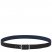 Longchamp | Le Foulonné Men's belt Black/Navy - Leather | Black/Navy