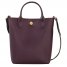 Longchamp | Épure XS Tote bag Eggplant - Leather | Eggplant