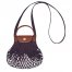 Longchamp | Le Pliage Filet XS Mesh bag Eggplant - Canvas | Eggplant