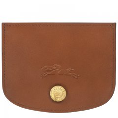 Longchamp | Épure Card holder Cognac - Leather | Cognac