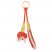 Longchamp | Re-Play Porte-clés Keyring Tomato - Leather | Tomato