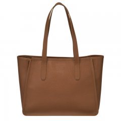 Longchamp | Le Foulonné L Tote bag Caramel - Leather | Caramel