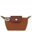 Longchamp | Le Pliage Green Coin purse Cognac - Recycled canvas | Cognac