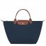 Longchamp | Le Pliage Original M Handbag Navy - Recycled canvas | Navy