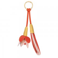 Longchamp | Re-Play Porte-clés Keyring Tomato - Leather | Tomato