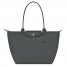 Longchamp | Le Pliage Green L Tote bag Graphite - Recycled canvas | Graphite