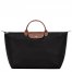 Longchamp | Le Pliage Original L Travel bag Black - Recycled canvas | Black