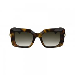 Longchamp | Sunglasses Havana Brown/Green - Acetate | Havana Brown/Green