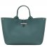 Longchamp | Le Roseau L Handbag Cedar - Leather | Cedar