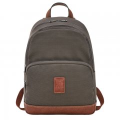 Longchamp | Boxford Backpack Brown - Recycled canvas | Brown