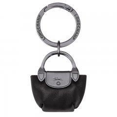 Longchamp | Le Pliage Xtra Key ring Black - Leather | Black