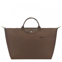 Longchamp | Le Pliage Green L Travel bag Terra - Recycled canvas | Terra