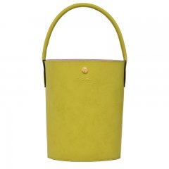 Longchamp | Épure S Bucket bag Kiwi Green - Leather | Kiwi Green