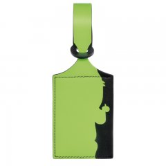 Longchamp | LGP Travel Luggage tag Green Light - Leather | Green Light