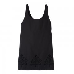 Longchamp | Dress Black - Embroidered canvas | Black