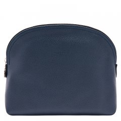 Longchamp | Le Foulonné Toiletry case Navy - Leather | Navy