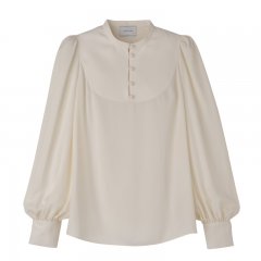 Longchamp | Blouse Ecru - Fluid crepe | Ecru