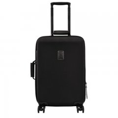 Longchamp | Boxford S Suitcase Black - Recycled canvas | Black