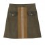 Longchamp | Skirt Khaki - Leather | Khaki