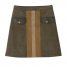 Longchamp | Skirt Khaki - Leather | Khaki