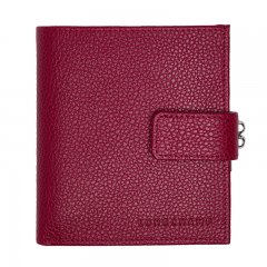 Longchamp | Le Foulonné Compact wallet Beetroot - Leather | Beetroot