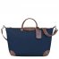 Longchamp | Boxford L Travel bag Blue - Recycled canvas | Blue