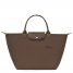 Longchamp | Le Pliage Green M Handbag Terra - Recycled canvas | Terra