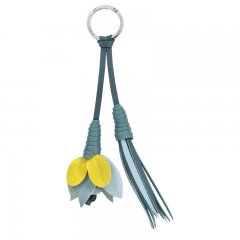 Longchamp | Re-Play Porte-clés Keyring Eucalyptus - Leather | Eucalyptus