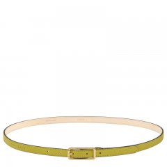 Longchamp | Épure Ladies' belt Kiwi Green - Leather | Kiwi Green