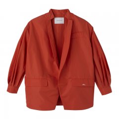 Longchamp | Kimono jacket Tomato - Technical taffeta | Tomato