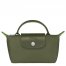 Longchamp | Le Pliage Green Pouch with handle Forest - Recycled canvas | Forest